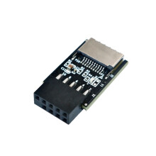 Adattatore USB 2.0 da 9 Pin un TYPE-E Adattatore USB 2.0 da 9 Pin per Pannello Frontale Ad Adattatore Interno Type-E con LED di Alimentazione da 5 V