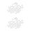 Plastic Round Shaped Cover Screw Cap Lid White 100Pcs for 5mm Dia Hole 1