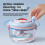Portable Retainer Cleaner Case Rotating Drainable Oral Care Storage Box for Invisible Aligners Denture Braces Compact 5