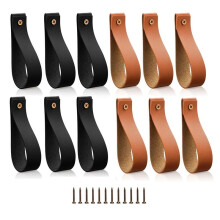 Curtain Rod Holder Bracket, Loop Strap for Wood Curtain Rod, Strap Wall Hooks for Hanging Towel Canoe Paddle