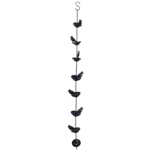 Mobile Birds Cups Rain Chain for Outside, Rain Chains for Gutters Downspouts Rain Chain for Home,9x7x80cm