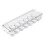 Clear Plastic Egg Holder - 14 Egg Tray Holder - Free Fridge Organizer with Lid, Refrigerator Storage Container 1