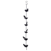 Mobile Birds Cups Rain Chain for Outside, Rain Chains for Gutters Downspouts Rain Chain for Home,9x7x100cm