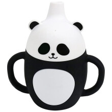 Toddler Sippy Cup, Children'S Silicone Cup, -Proof Straw Panda Sippy Cup
