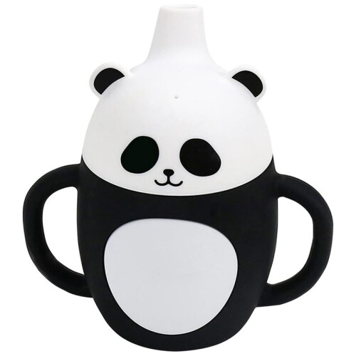 Toddler Sippy Cup, Children'S Silicone Cup, -Proof Straw Panda Sippy Cup