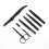 7Pcs Professional Eyebrow Trimmer Set Makeup Tool for Face Tweezers Eyelash Brush Eyebrow Trimmer Set 2