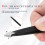 7Pcs Professional Eyebrow Trimmer Set Makeup Tool for Face Tweezers Eyelash Brush Eyebrow Trimmer Set 10