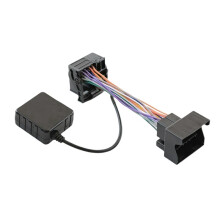 Receptor de Áudio Automotivo 5.0, Adaptador Auxiliar, Módulo de Rádio , Cabo Auxiliar para Z4 E85 E86 X3 E83 Cooper