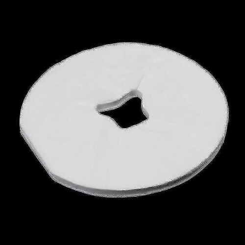 100pcs Disposable Face Rest Sheets Headrest Cradle Covers for Massage Bed White 1