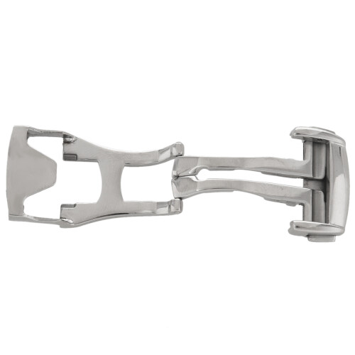 2pcs 20mm Stainless Steel Deployant Watch Strap Folding Buckle Clasp for , Smooth 20mm 1