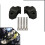 For  XSR900 2016-2024 Motorcycle Accessories Handlebar Riser Drag Handle Bar Clamp Extend Adapter Silver 3