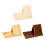Desktop Organiser Triangular Wooden Bookstand with Drink-pine 2