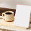 Desktop Organiser Triangular Wooden Bookstand with Drink-pine 5