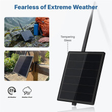 5W Solar LoRa Node Kit Support Meshtastic LoRa 2.4G Antenna with WiFi LoRa 32 V4 and 18650 Battery and GPS Module 915MHz