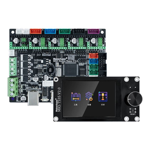 Makerbase MKS Robin  V2.0 3D Printer Motherboard MKS TS35 V2.0 Touch Screen Display Kit