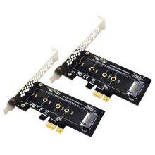 2X PCIE zu M2 Adapter PCI Express 3.0 X1 zu NVME SSD M2 PCIE Raiser Adapter Unterstützung 2230 2242 2260 2280 M.2 SSD