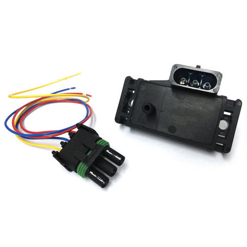 2X 3 Bar Map Manifold Absolute Pressure Sensor Turbo Boost Wire Plug Pigtail for 1