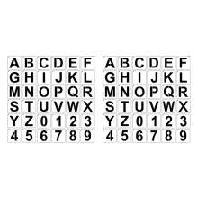 Letter Stencils for Painting  Wood 72 Pcs Letter and Number Stencils Reusable Font Templates for Home  Decor