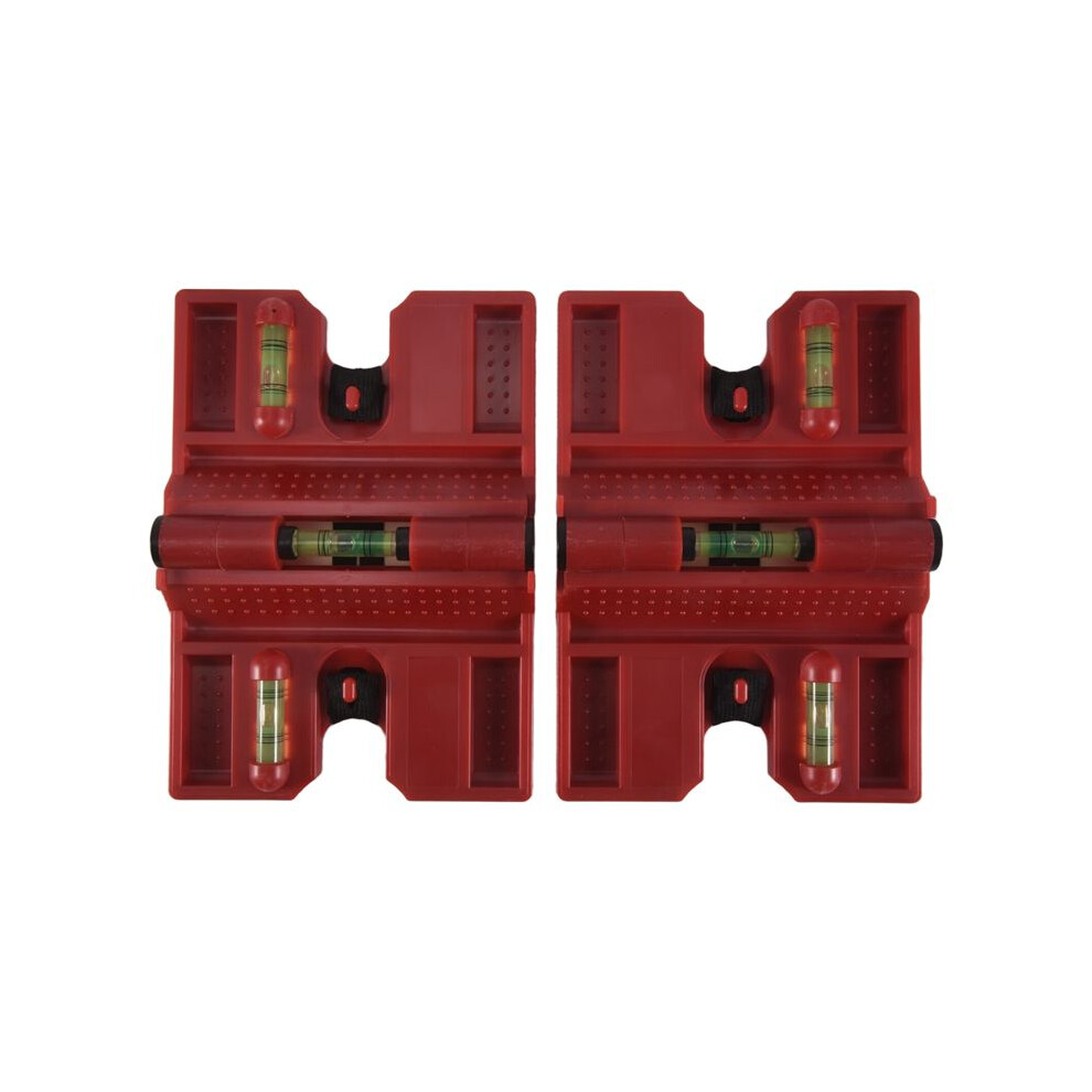 Spirit Level,Magnetic Post Level Tool Folds For Storage, Check Bubble Level(Pack Of 2) 4713774022593