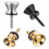 Guitar Strap Part 3 Pair Guitar Strap Buttons End Pins and 3 Pair Rubber Guitar Strap Blocks 3