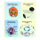 Electronic Badge Dynamic Light- E-Badge  1.5-Inch Touchscreen Magnetic Anime/Manga/Celebrity White 6