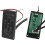 2X Electric Violin Pickup Piezo Preamp Accessory with Active Tone System Brass 4