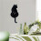 2X Black-Cat Pendulum Wall Clock,Cat Clock,Cat Clock with Moving Tail,Cat Swinging,Whimsical Funny Wall Clocks 6