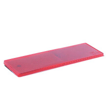 2X Warning Reflective Safety Plate/Tape Reflector Stickers for Car Truck, Red