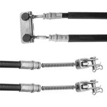 2X for EZGO TXT Brake Cable Set Passenger and Driver Side Core for Medalist Cart 94+ 70969-G03