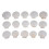 30 Peças Natural Sea Shell  Branco, Conchas de Vieira de 4-4,7 Polegadas para Artesanato DIY, Servir Comida, Assar e Mais 5
