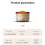 Aromatherapy Essential Oil Diffuser 560ml Ultrasonic Cool Mist Diffuser with Flame & Volcano 2 Mist Mode US Plug 6