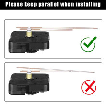 2Pcs Silent DIY Quartz Wall Clock Movement Mechanism Kit for Repair Parts Replacement Home Decor Timepiece Tools 20mm