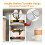 Combinable Lazy Turntable Organizer, DIY 360 Rotate Fridge Organization & Storage,Rotating Shelves for Kitchen 3