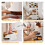 Combinable Lazy Turntable Organizer, DIY 360 Rotate Fridge Organization & Storage,Rotating Shelves for Kitchen 4
