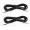 2X 2 m NTC thermistor temperature sensor waterproof probe wire 10 K 1% 3950 black 1