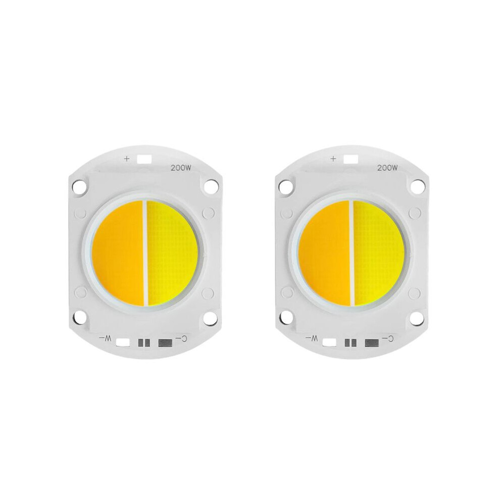 10Pcs 200W Dual Color High Power Led Cob Chip 3200K 6500K For Outdoor Floodlight Spotlight Lamp 4712172359553