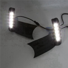 2 Paar DRL LED Tagfahrlicht Nebelscheinwerfer für Fit/Jazz 2011 2012 2013