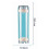 4pcs 10-Inch Reusable Empty Clear Cartridge Water Filter Housing Various Media Refillable 7