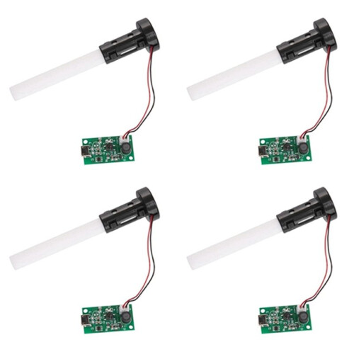 Air Humidifier Mist Maker USB Atomizer Transducer Atomization Piece DIY Accessories and PCB Drive Module(4PCS)