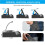 TV Dock Station for  2 with 4K@60Hz -Compatible Adapter for   2 Multi-Functional Dock Station 4