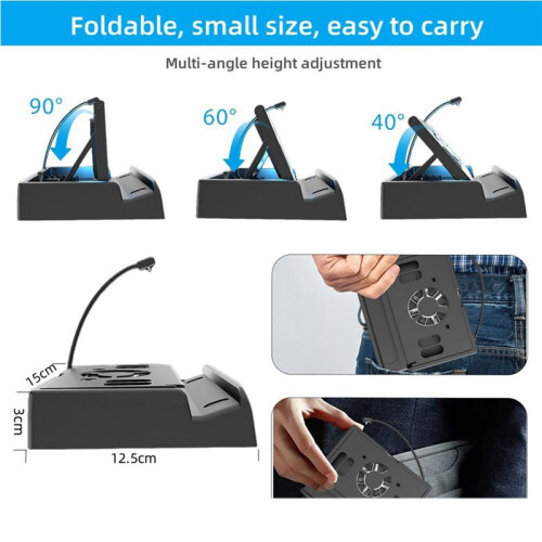 TV Dock Station for  2 with 4K@60Hz -Compatible Adapter for   2 Multi-Functional Dock Station 2