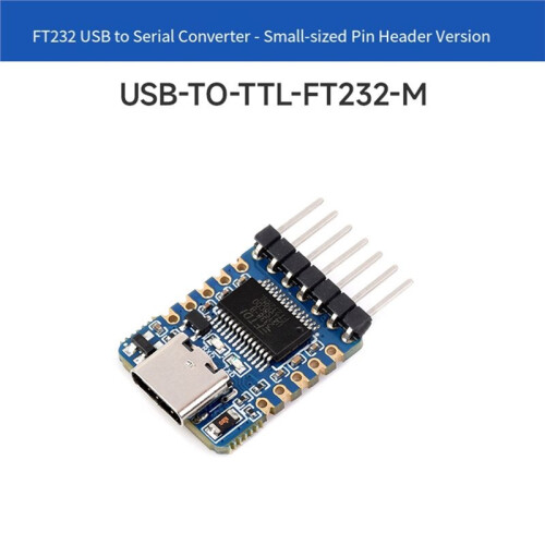 2Pcs FT232 Serial Communication Module USB to UART Communication Module TTL Serial Converter USB-to-TTL