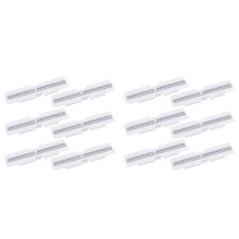 12 Guías Deslizantes para Puertas Plegables, Rieles Deslizantes con Resorte Puertas Plegables Guías Deslizantes para Puertas Armario Plegables con