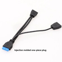 Computer Motherboard USB3.0 19PIN Expansion Cable USB 3.0 19 Pin 1 to 2 Extension Splitter Cable