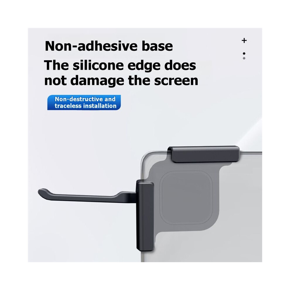 Computer Monitor Earphone Holder Clip Pc Screen Headset Headphone Stand Bracket Desktop Organizer Laptop Side Mount A 6033963097521