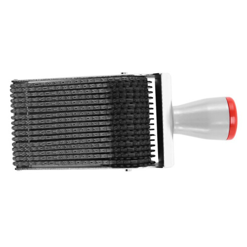 3X 16 Digits Roller Stamp Personalized English Alphabet Number Symbol Rolling Wheel Stamp Multi-Function DIY 1