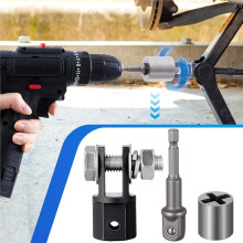 3 Pcs Scissor Jack Adapters Tool Heavy-Duty Universal Jack Socket Adapter for Hand Drill Scissor Car Jacks