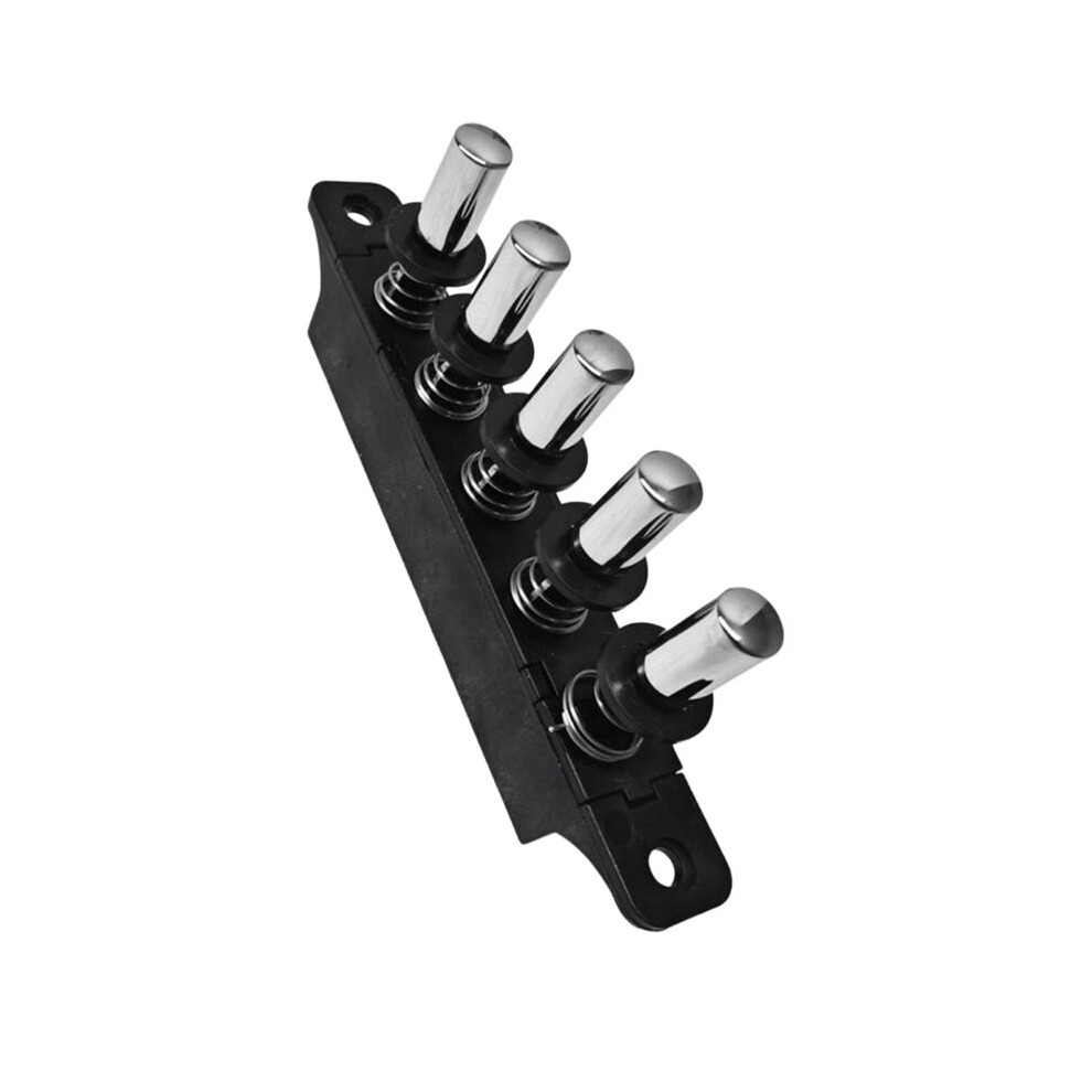 Range Hood Keyboard Mq165 3-Interlock 1-Reset 1-Latching 5 Keys Ac 250V 4A For Kitchen Hood Silver 6031271024345