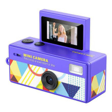 Thumb Keychain Camera 0.96inch Flip Screen Retro CCD Digital Camera 720P Very Small Camcorder Video Recorder A