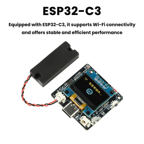 ESP32-C3 AI Conversational Voice Module with 0.96-Inch Display, WiFi  Development Board Supports AI Models